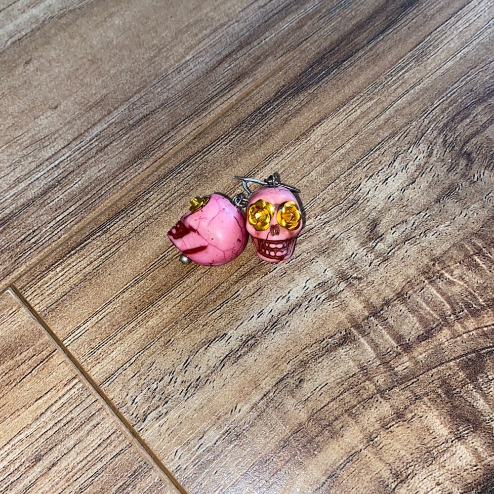 Skull candy earrings day of dead